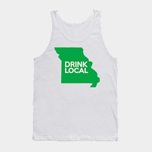 Missouri Drink Local MO Green Tank Top